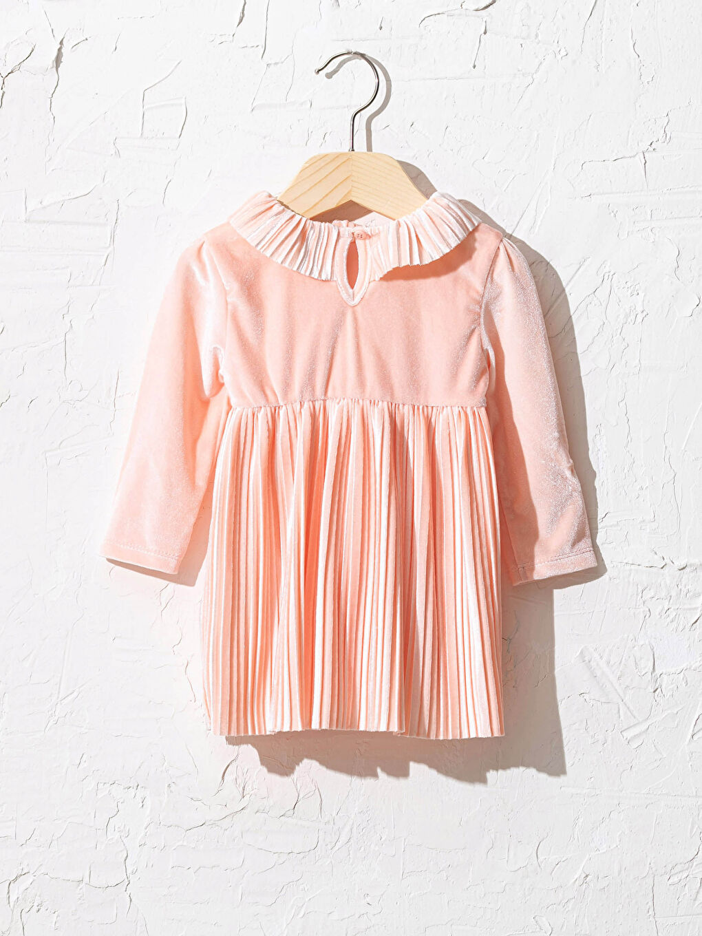 LCW baby Baby Girls' Velvet Dress -0WBY21Z1-P16