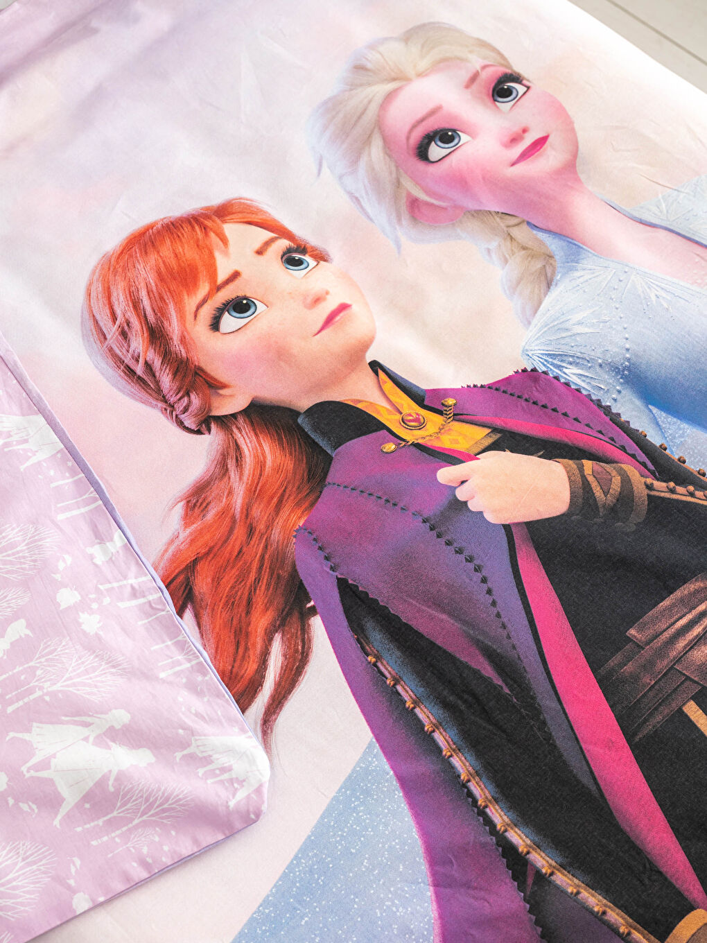 LCW HOME Girl's Frozen Licensed Duvet Cover Set -0WBY24Z4-F9C