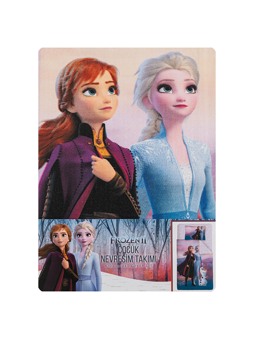 LCW HOME Girl's Frozen Licensed Duvet Cover Set -0WBY24Z4-F9C