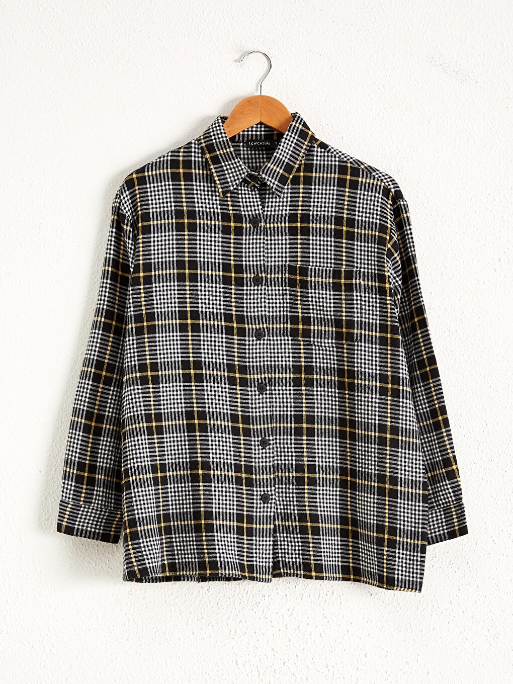 Pocket Detailed Chequered Shirt-5