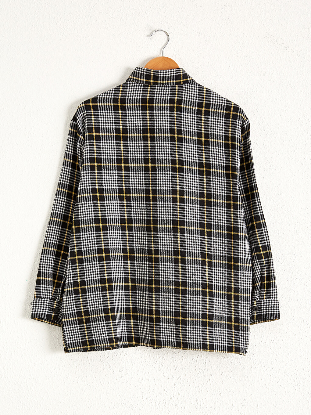 Pocket Detailed Chequered Shirt-6