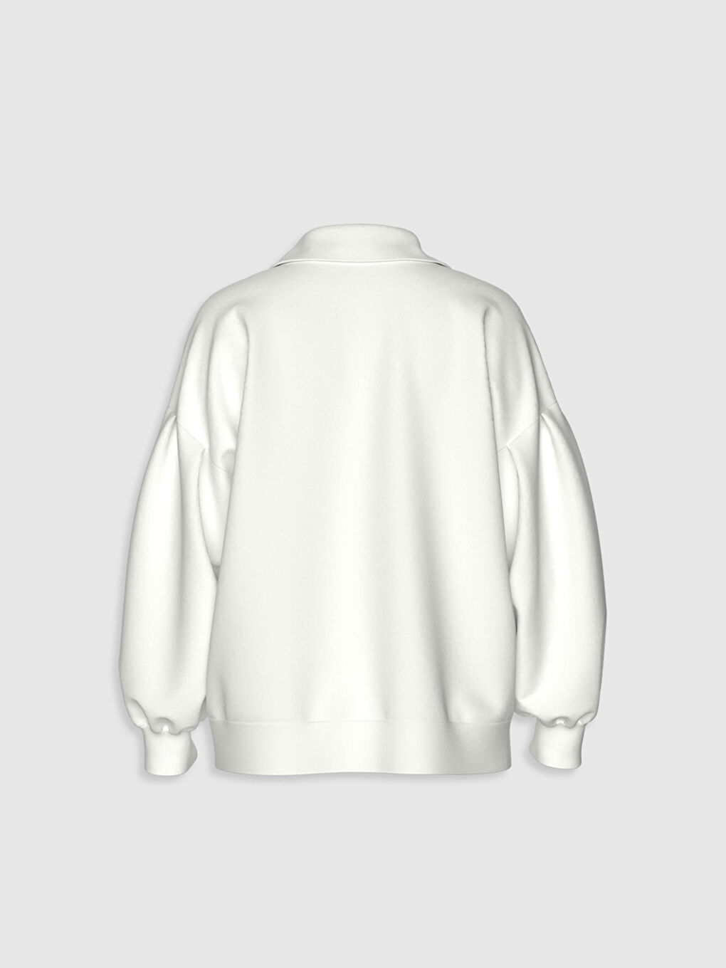 Hanorac cu Guler Cămașă-1