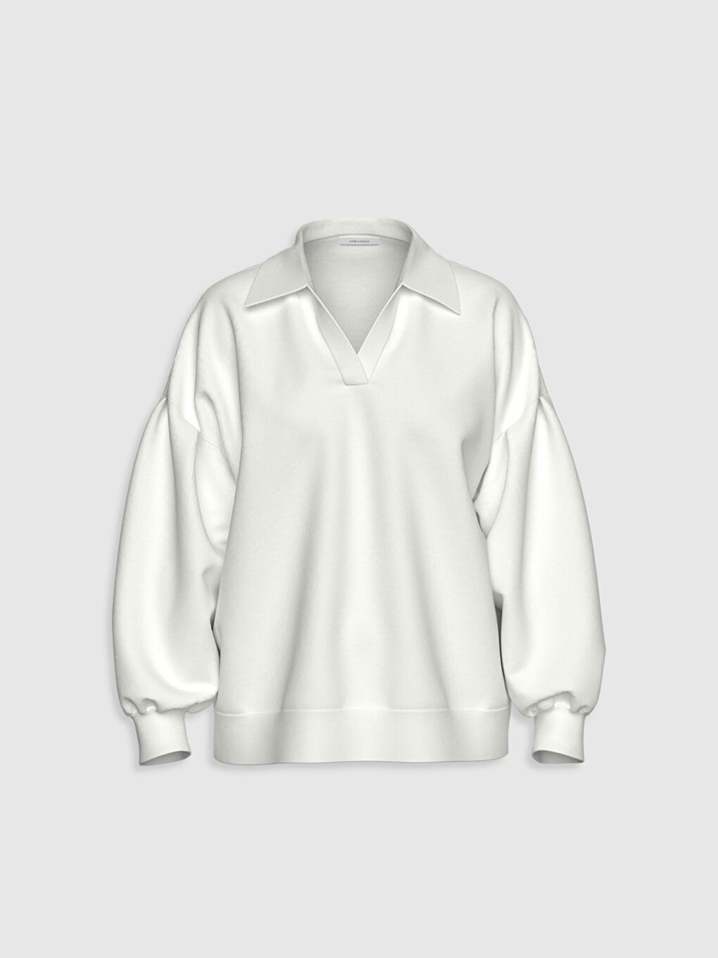 Hanorac cu Guler Cămașă