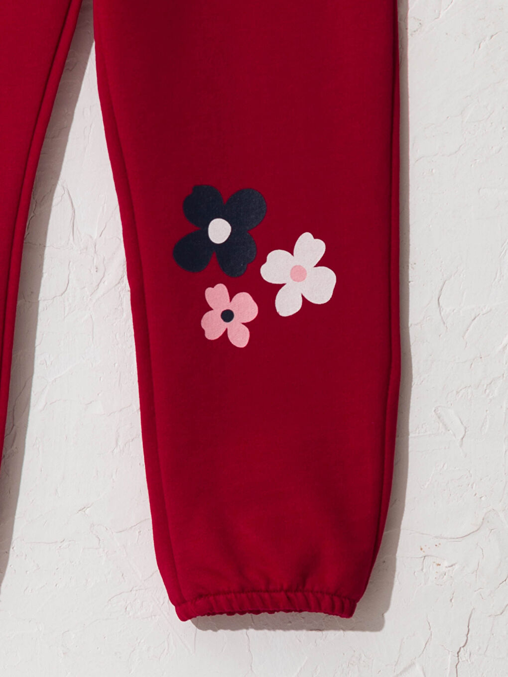 Kırmızı Kız Bebek Eşofman Alt-2