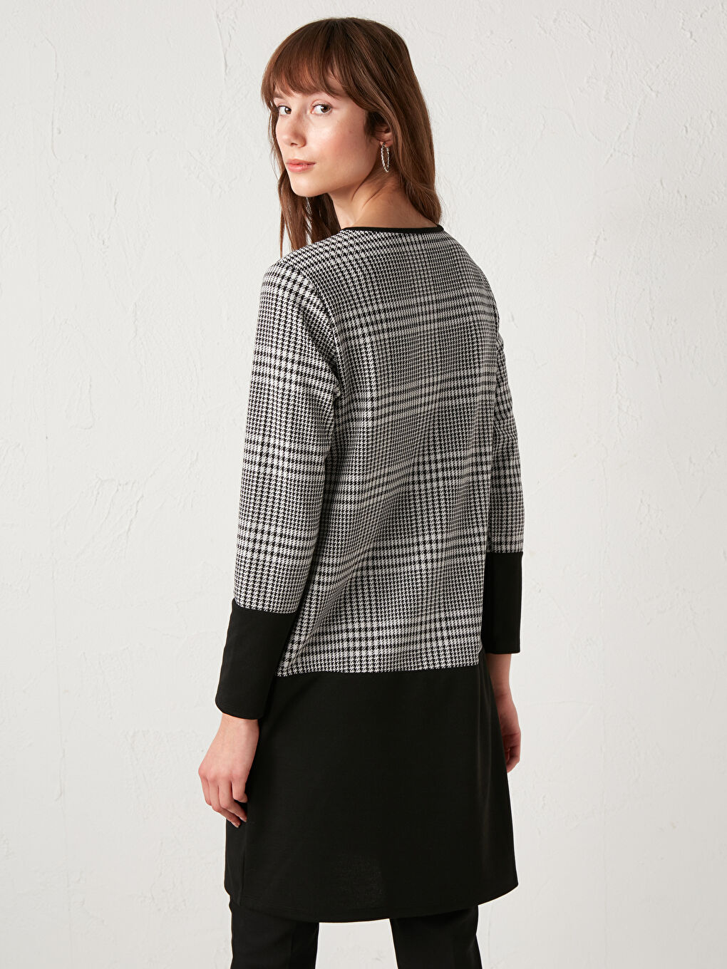 Crew Neck Striped Tunic-3