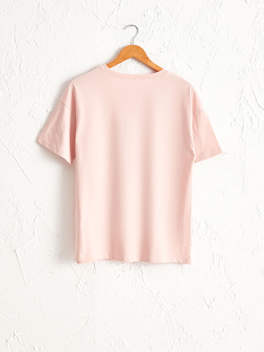 Letter Printed Cotton T-Shirt-1