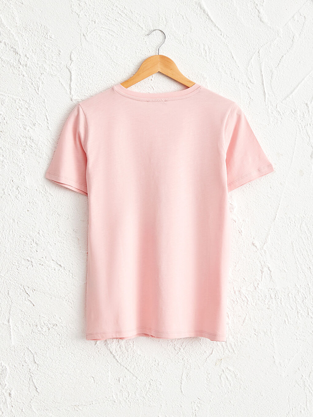 Bright Letter Printed Cotton T-Shirt-1