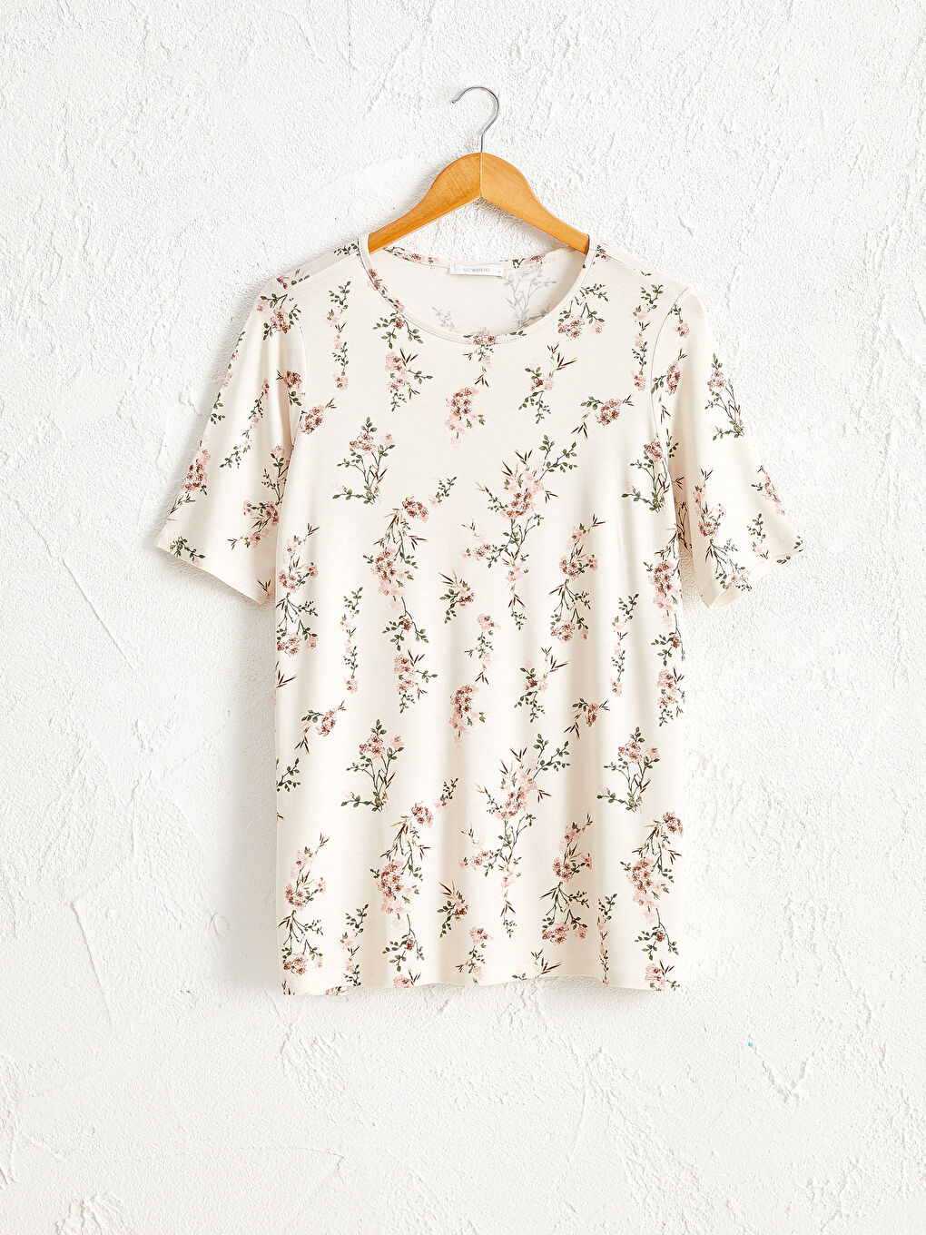 Floral Viscose T-Shirt