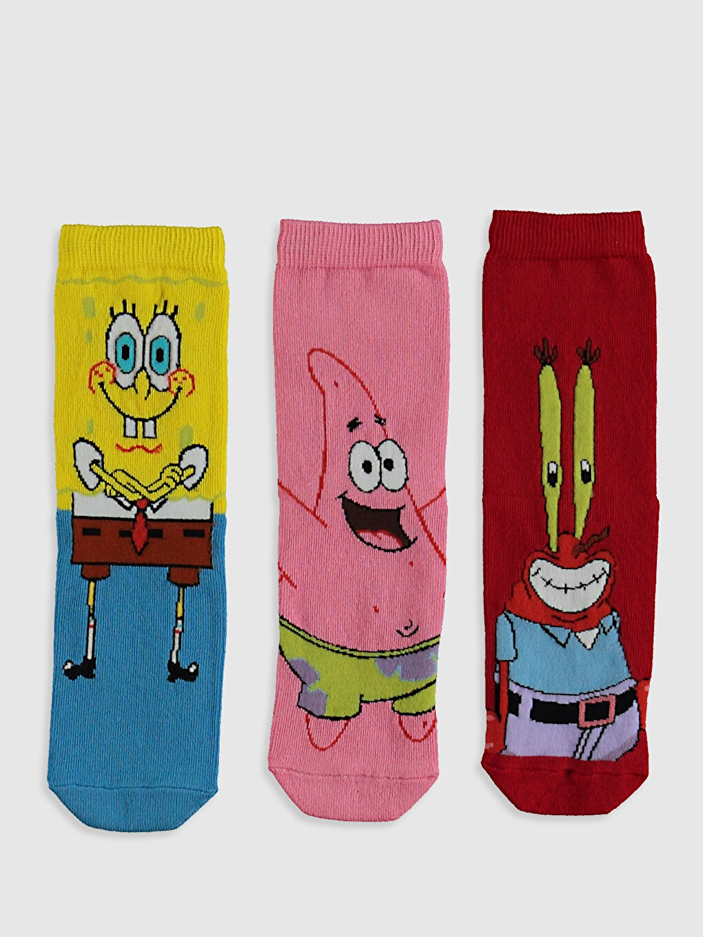 Boy Sponge Bob Socket Socks 3-Pack-1