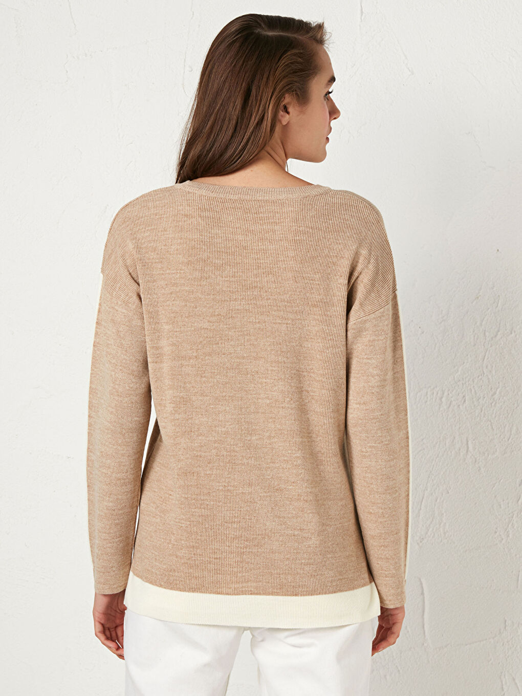 LCWAIKIKI Classic Rundhals Acryl Strickpullover -0WCE89Z8-D4N