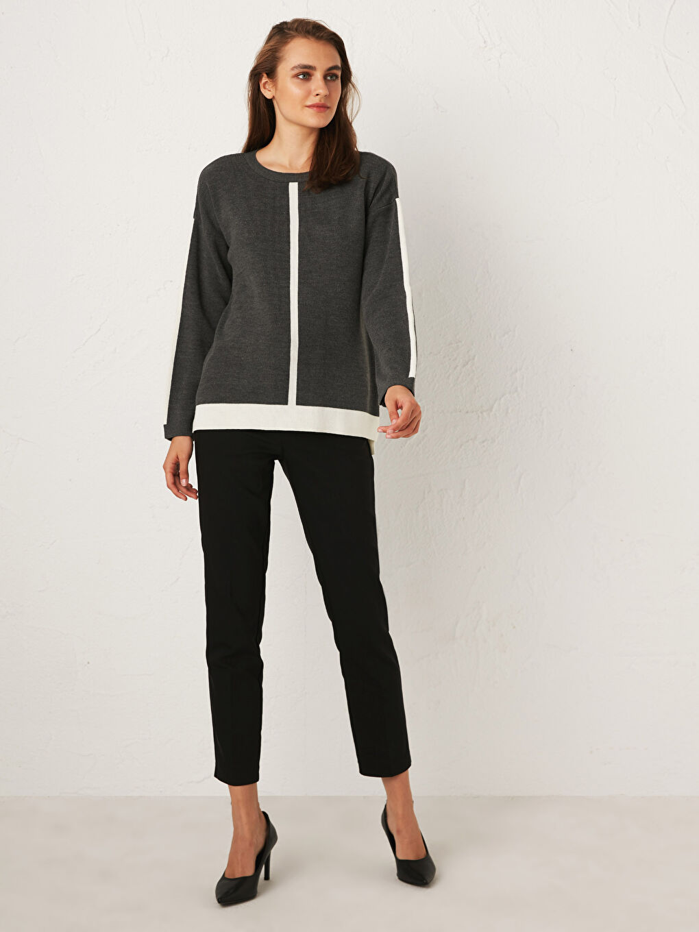 Πουλόβερ Με Στρογγυλή Λαιμόκοψη Από Ακρυλικό Tricot-2