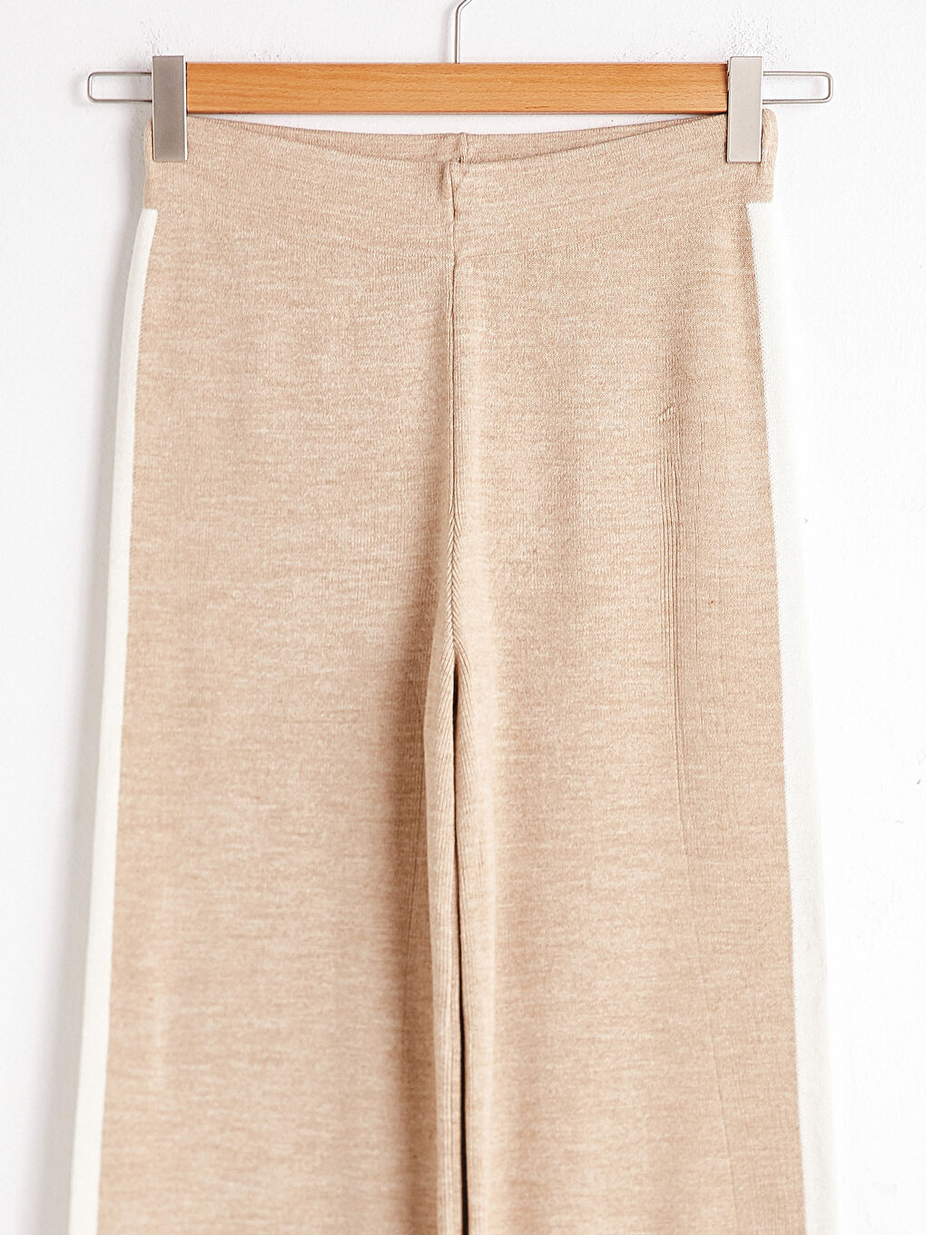 Elastic Waist Tricot Palazzo Pants-6