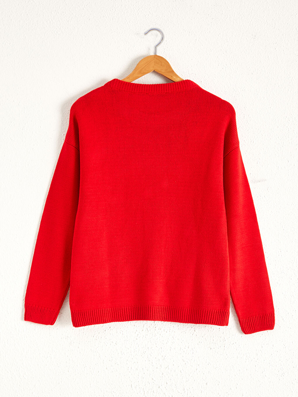 Kadın Yılbaşı Temalı İnce Triko Kazak-1