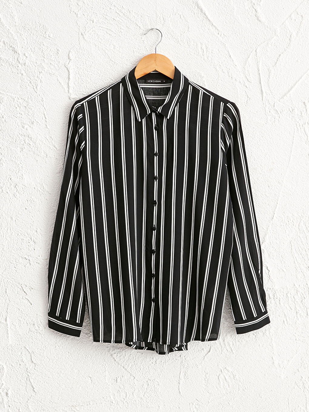 Смугаста віскозна сорочка