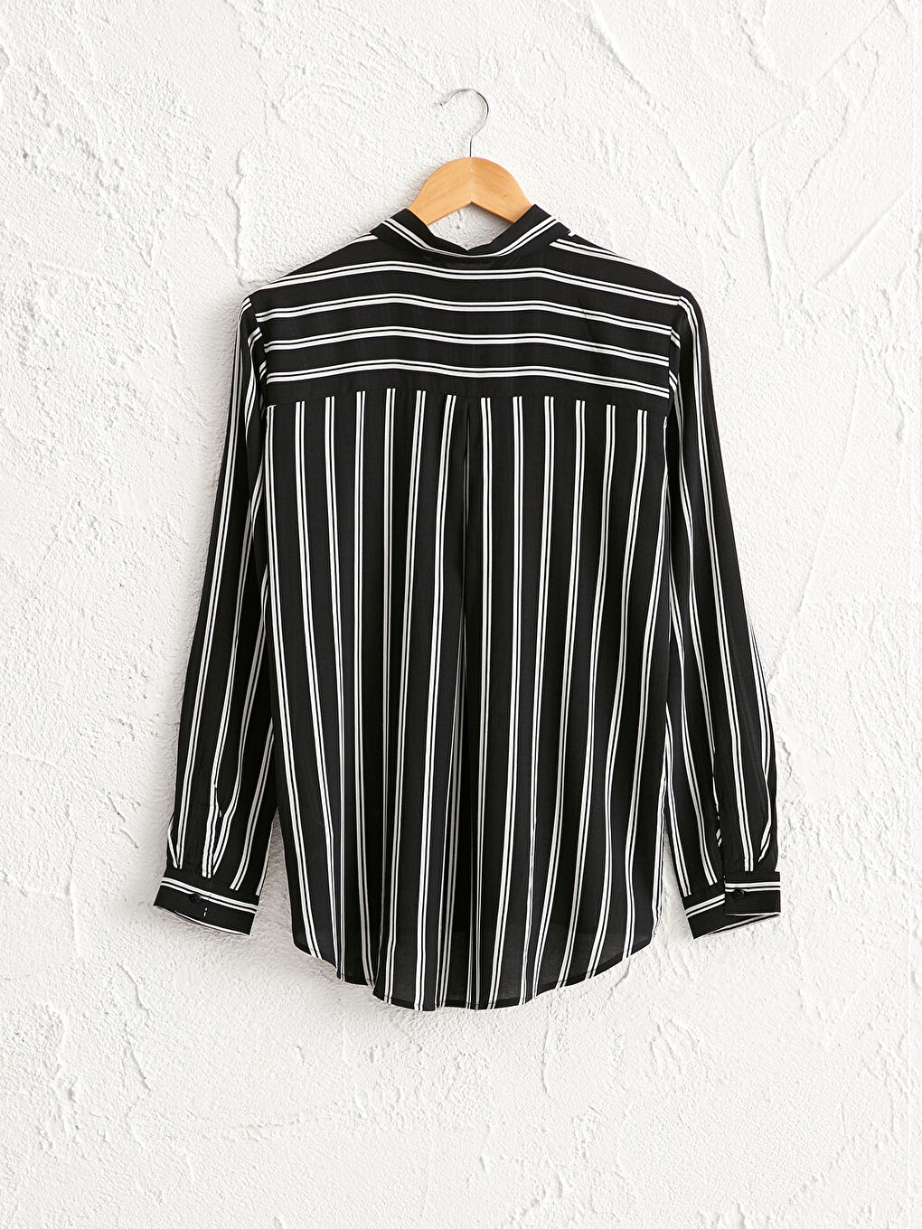 Смугаста віскозна сорочка-1