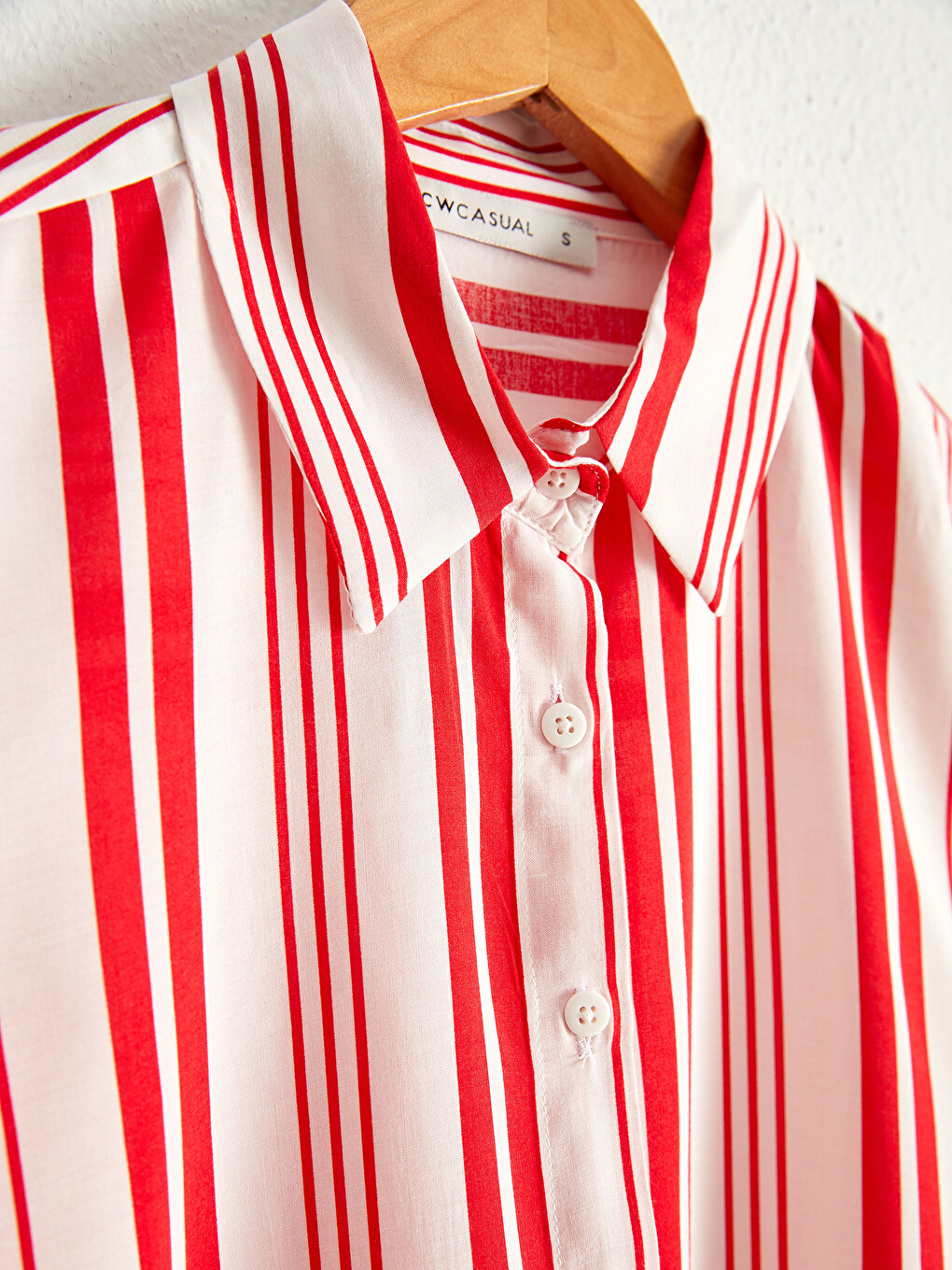 Chemise En Viscose À Rayures-1