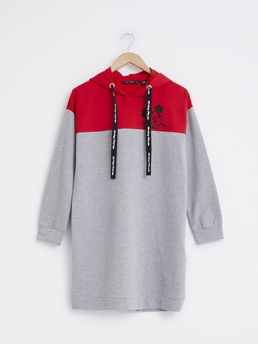 Mickey Mouse Printed Hooded Sweat Dress