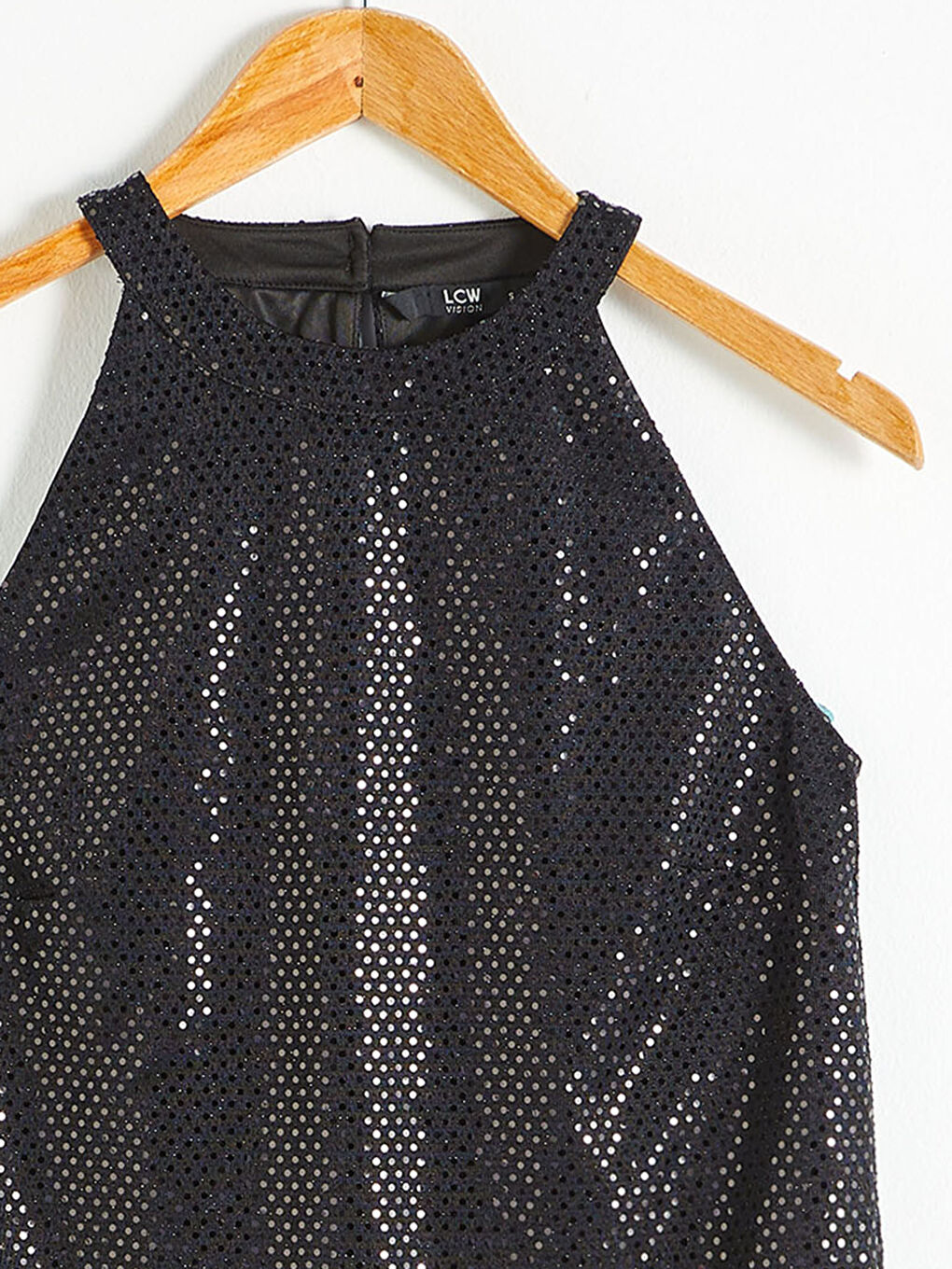 Halter Neck Bright Dress-8