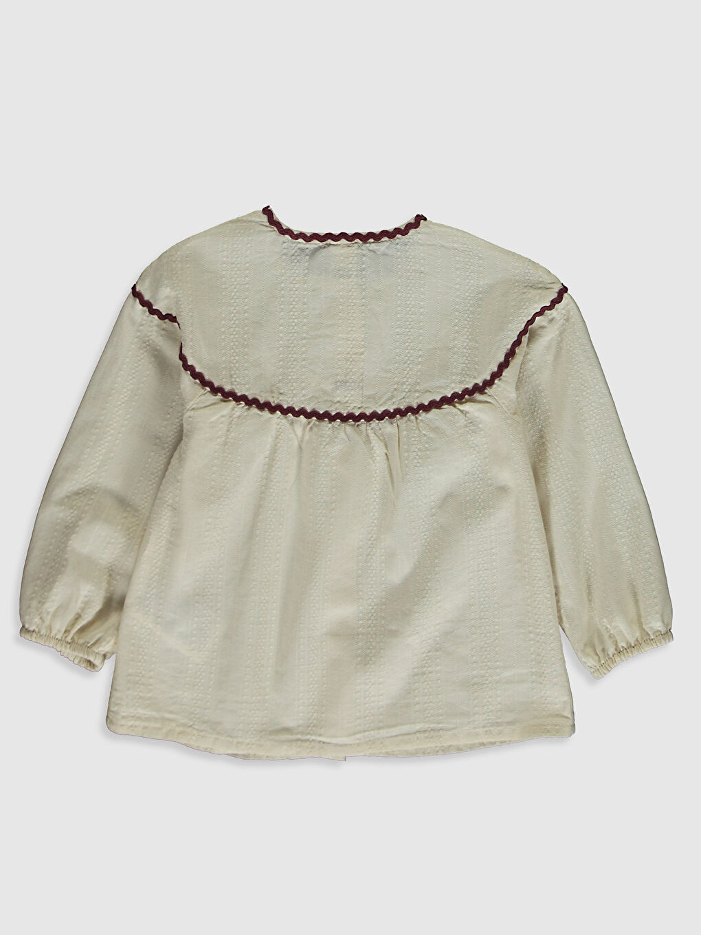 Chemise en popeline pour bébé fille-1
