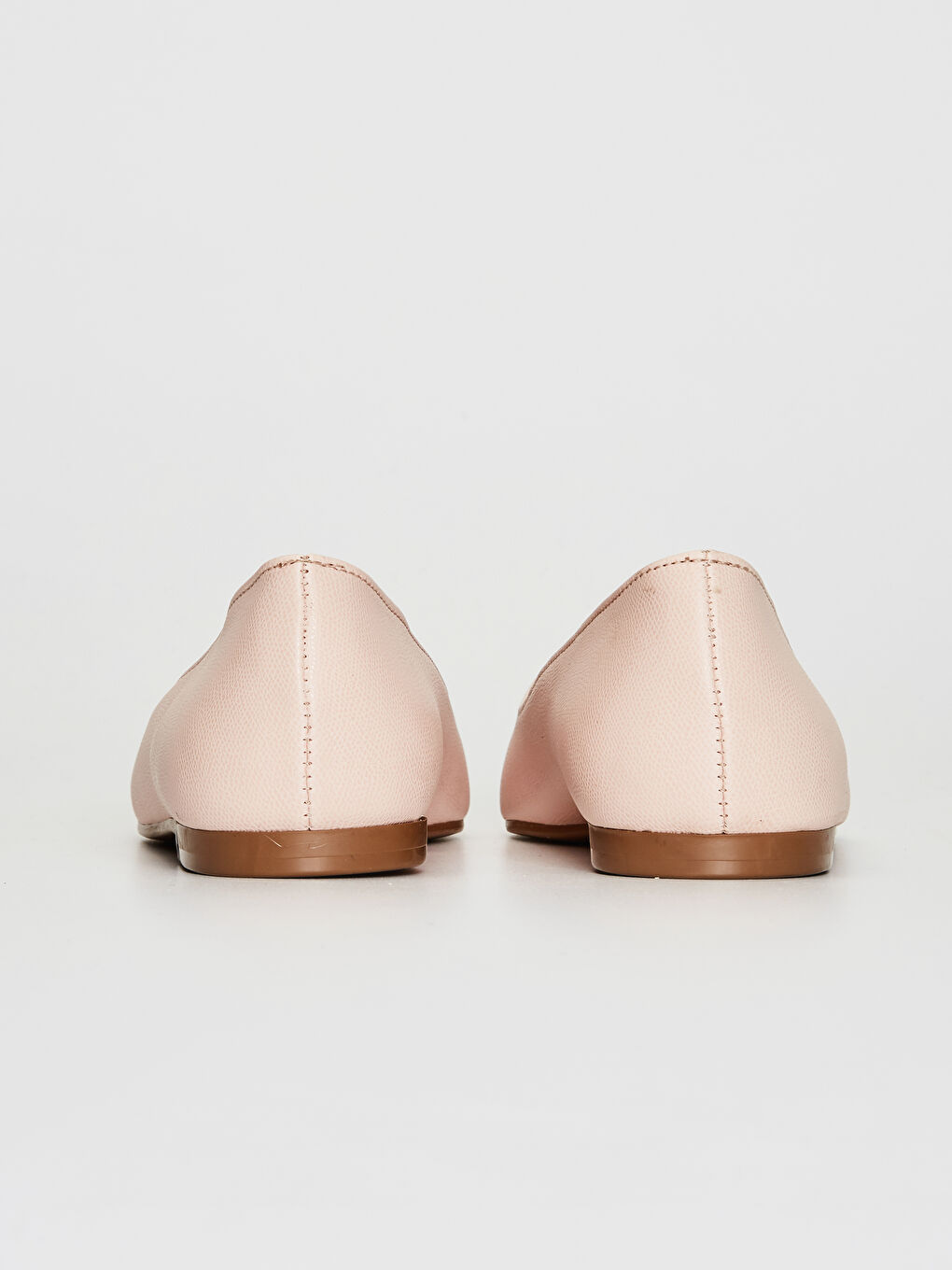 Pembe Kadın Sivri Burun Babet Ayakkabı-4