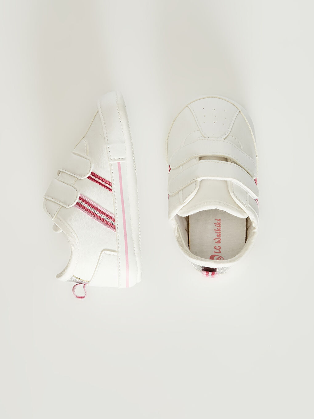 Baby Girl's Hook and Loop Prewalker Shoes-1