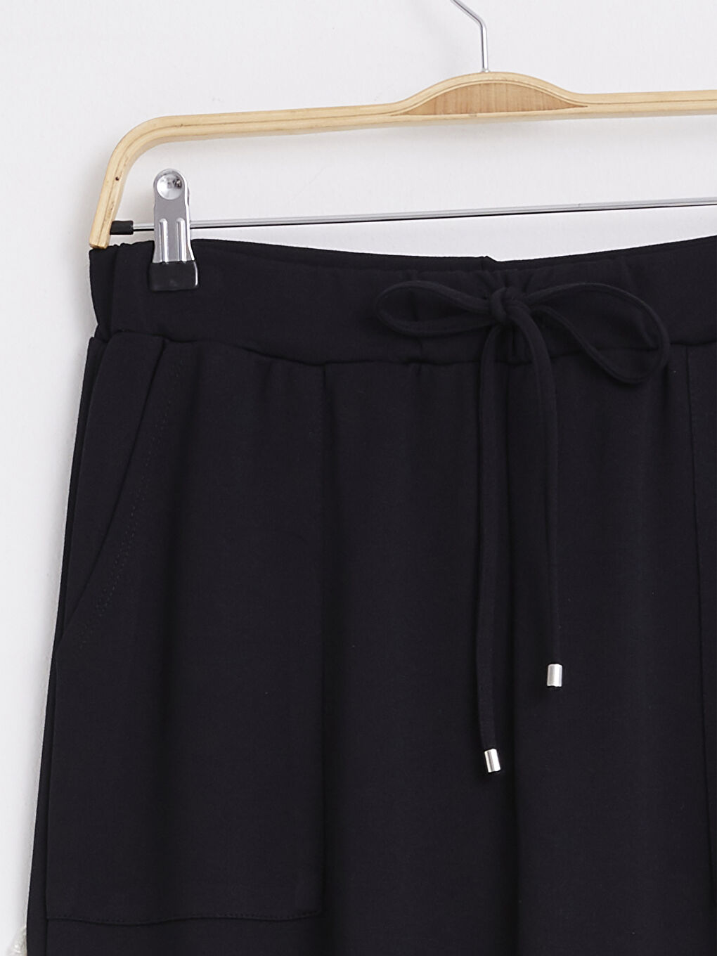 Siyah Beli Lastikli A Kesim Uzun Etek-2