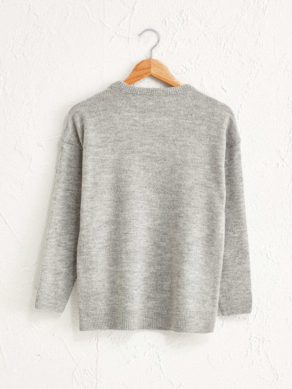 Трикотажный свитер с деталями пуговиц-1