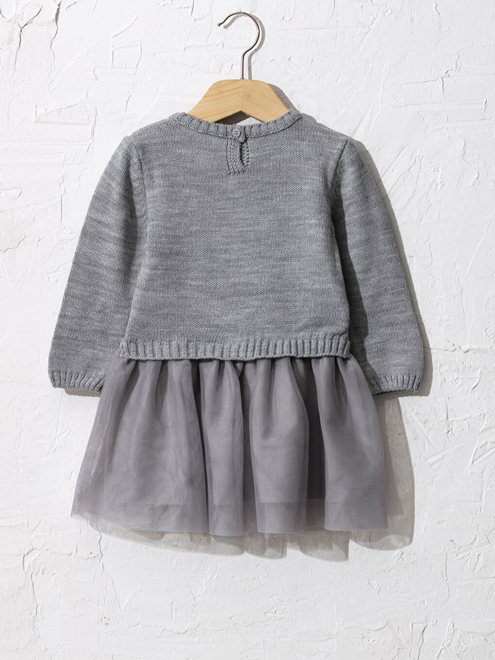 Robe en Tricot Thématique de Noël pour Bébé Fille-1