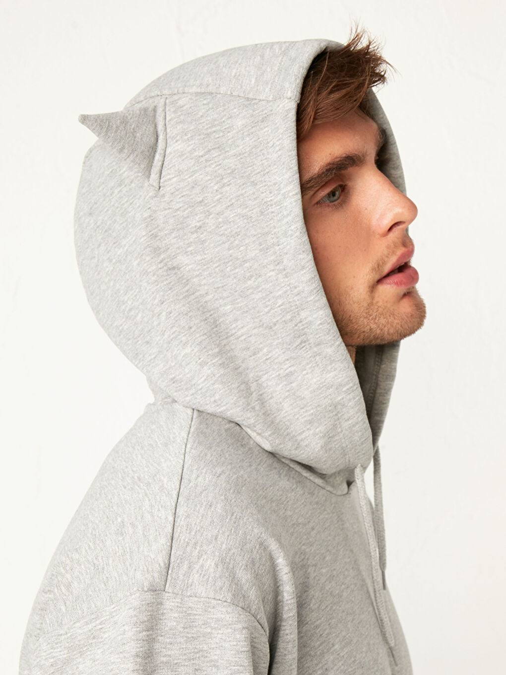 هودي سميك بأكمام طويلة مع غطاء رأس-2