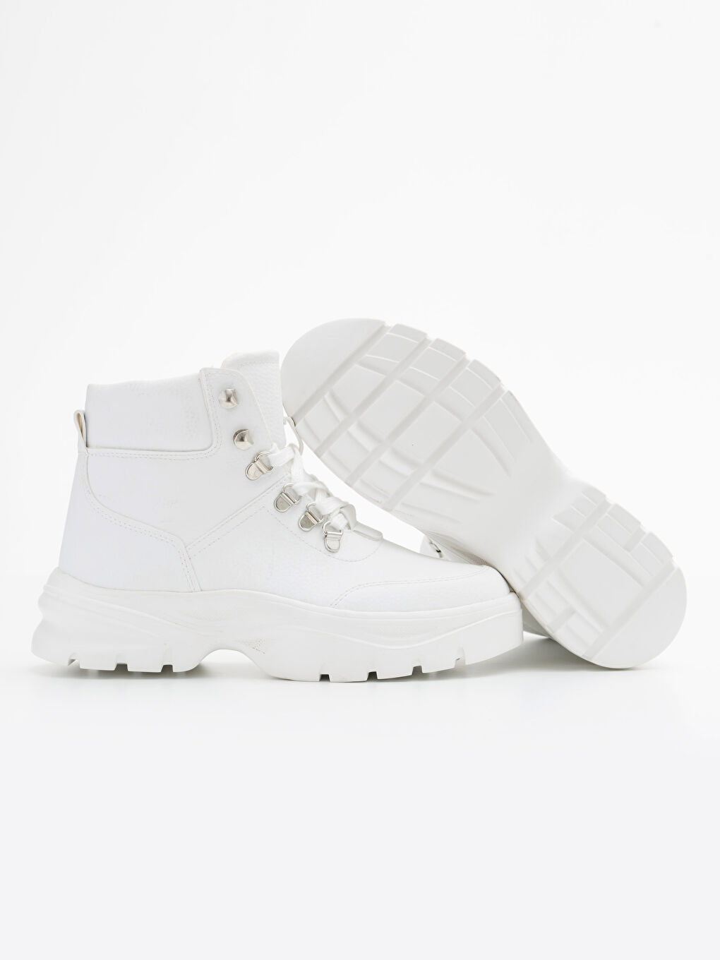 Beyaz Kadın Bilek Boy Bot-3