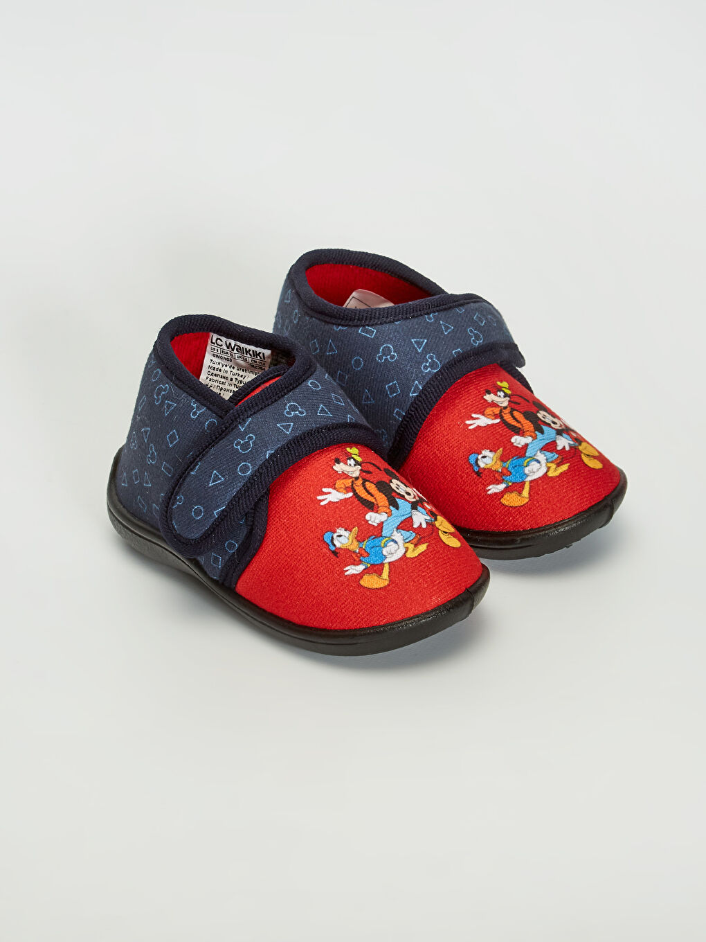 Kırmızı Erkek Bebek Disney Lisanslı Panduf