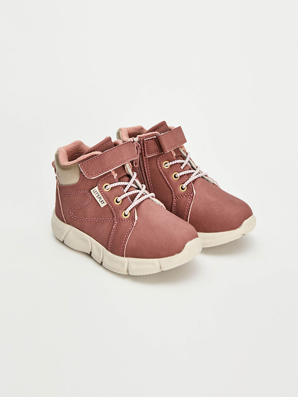 Ботинки на застежке-липучке для малышек девочек