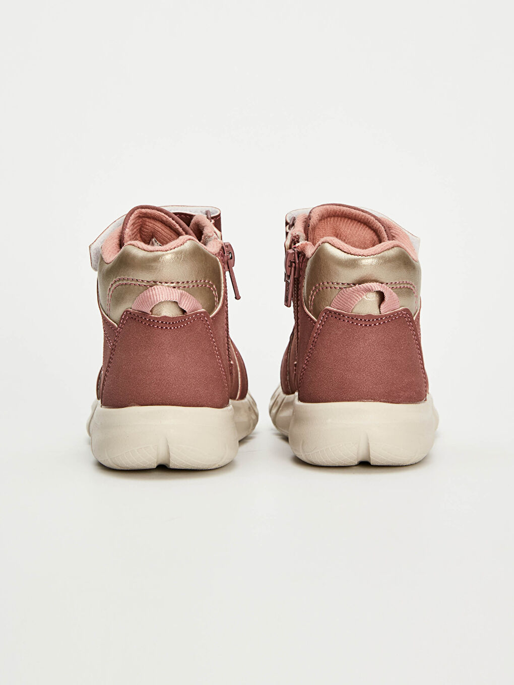 Ботинки на застежке-липучке для малышек девочек-3