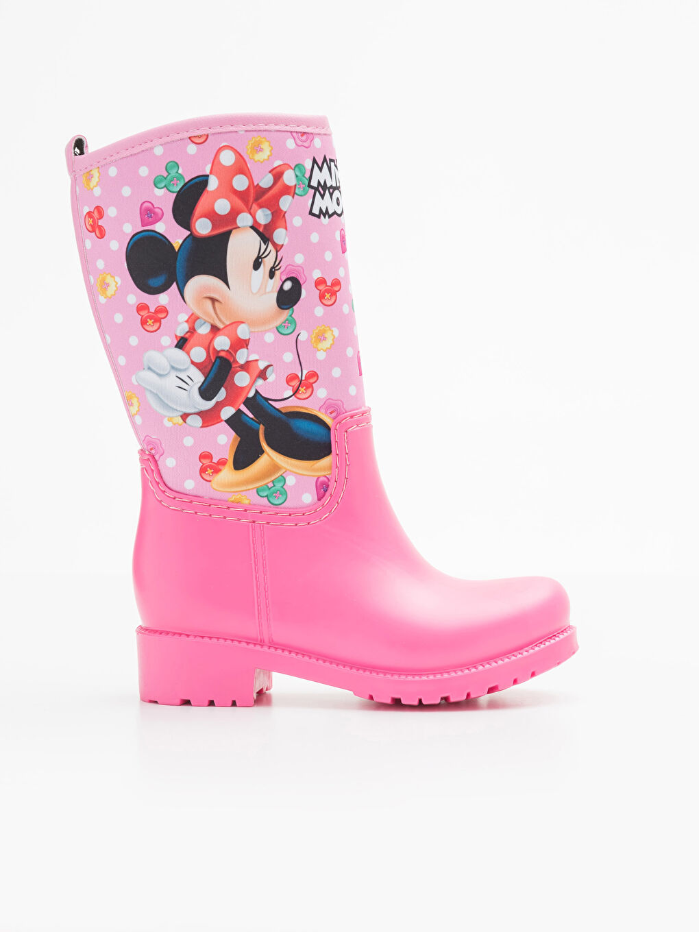 Ботинки Дождевые Для Девочек С Принтом Микки Мауса-1