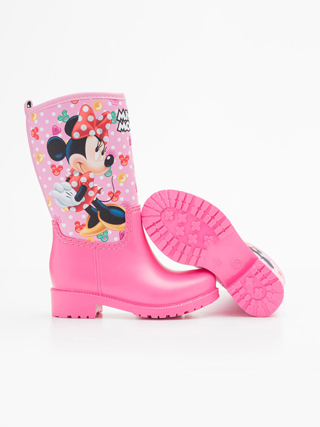 Ботинки Дождевые Для Девочек С Принтом Микки Мауса-3