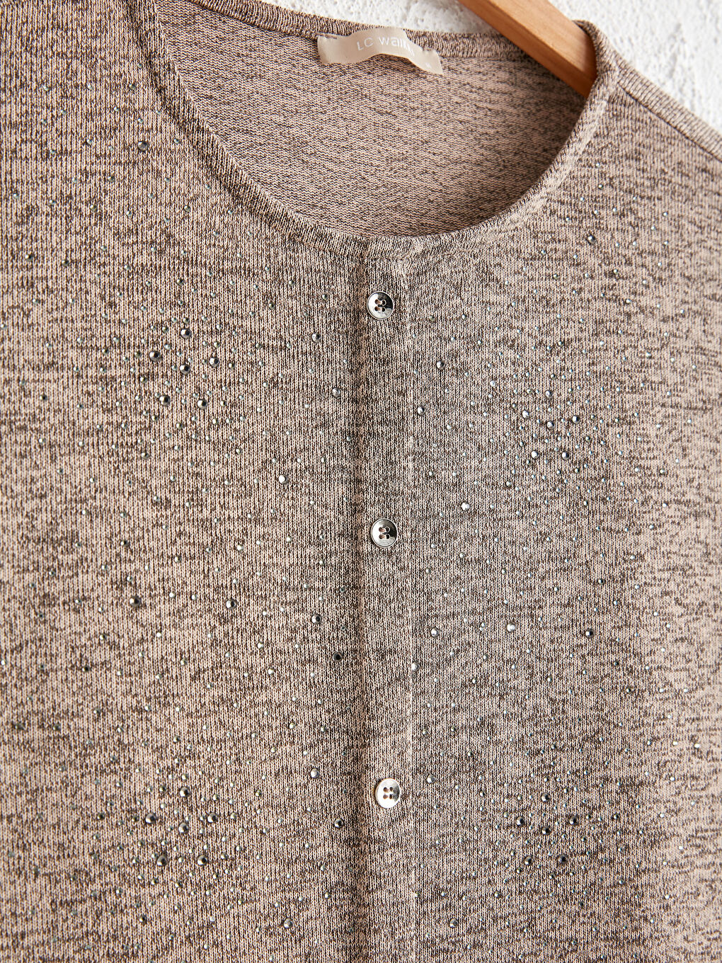 Футболка з довгим рукавом і деталями ґудзиків-2