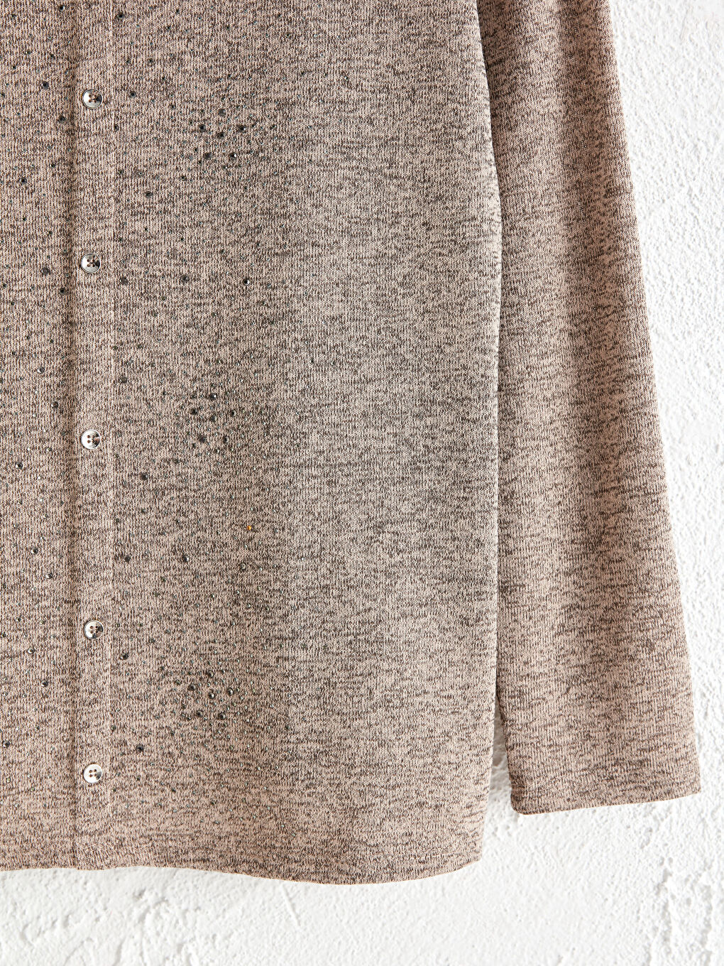 Футболка з довгим рукавом і деталями ґудзиків-3