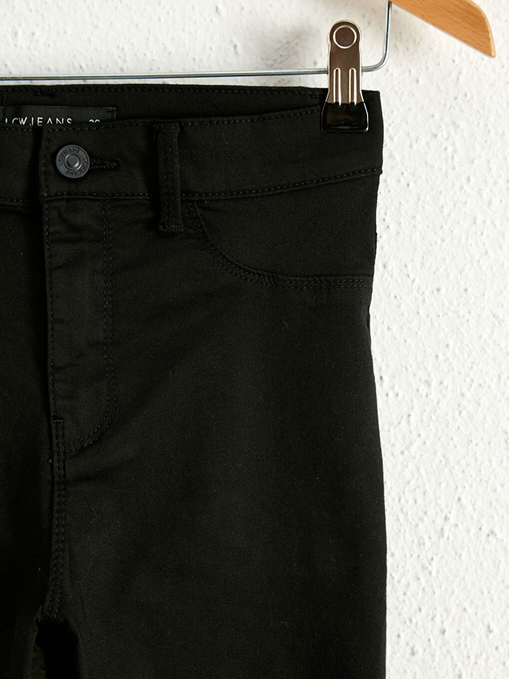 Siyah Jüpiter Süper Skinny Fit Kadın Jean Pantolon-1