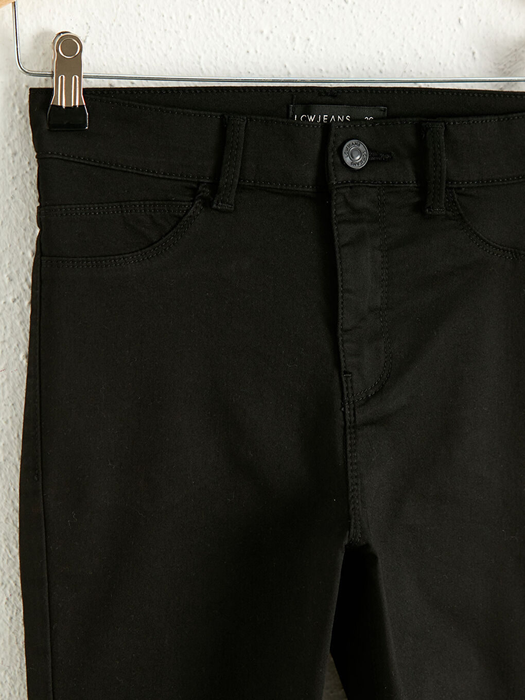 Siyah Jüpiter Süper Skinny Fit Kadın Jean Pantolon-3