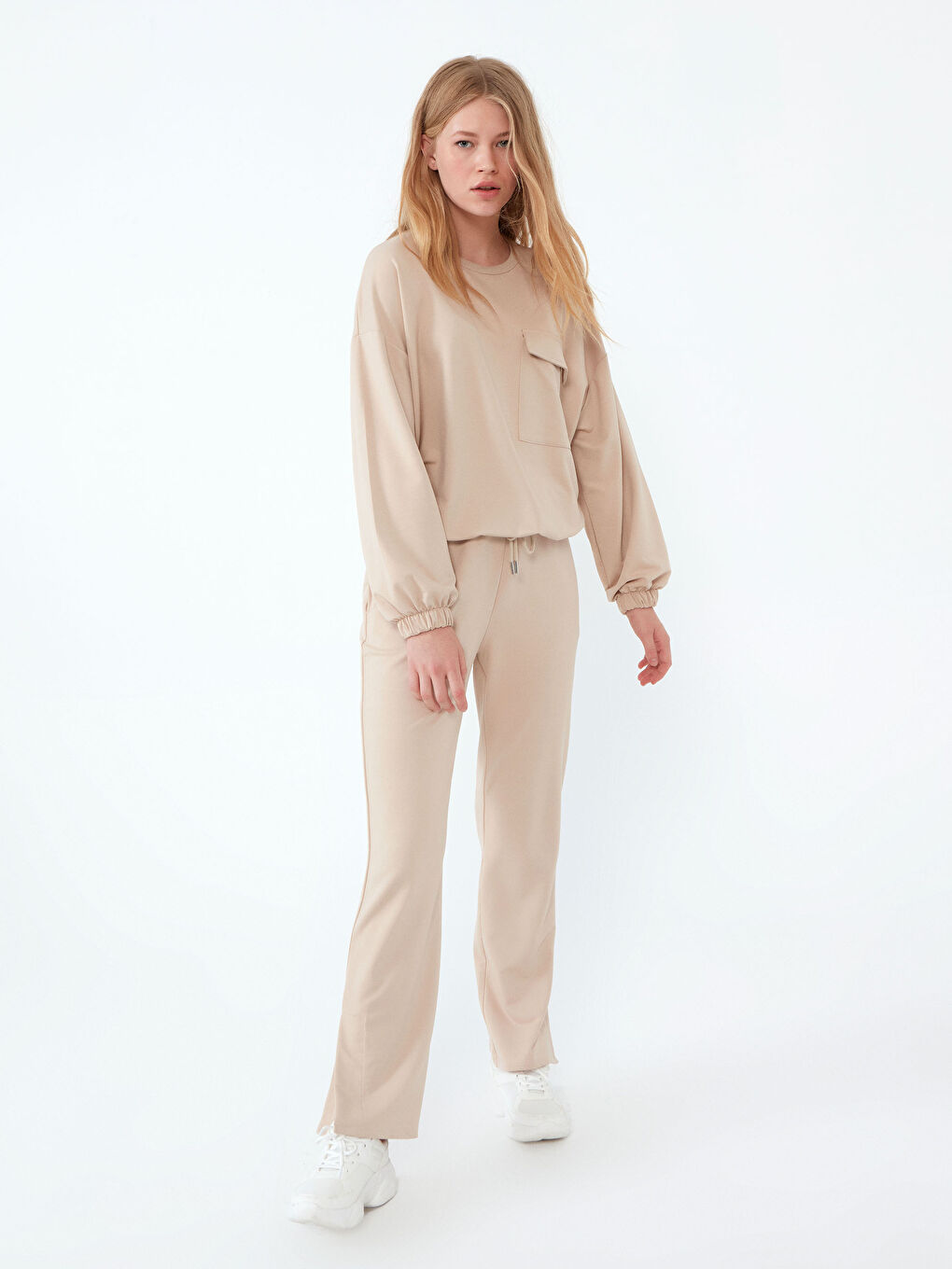 Pocket Detailed Sweatshirt-5