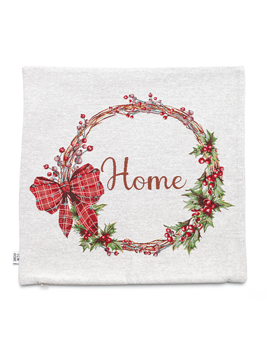 New Year Themed Gobelin Throw Pillow Case-2