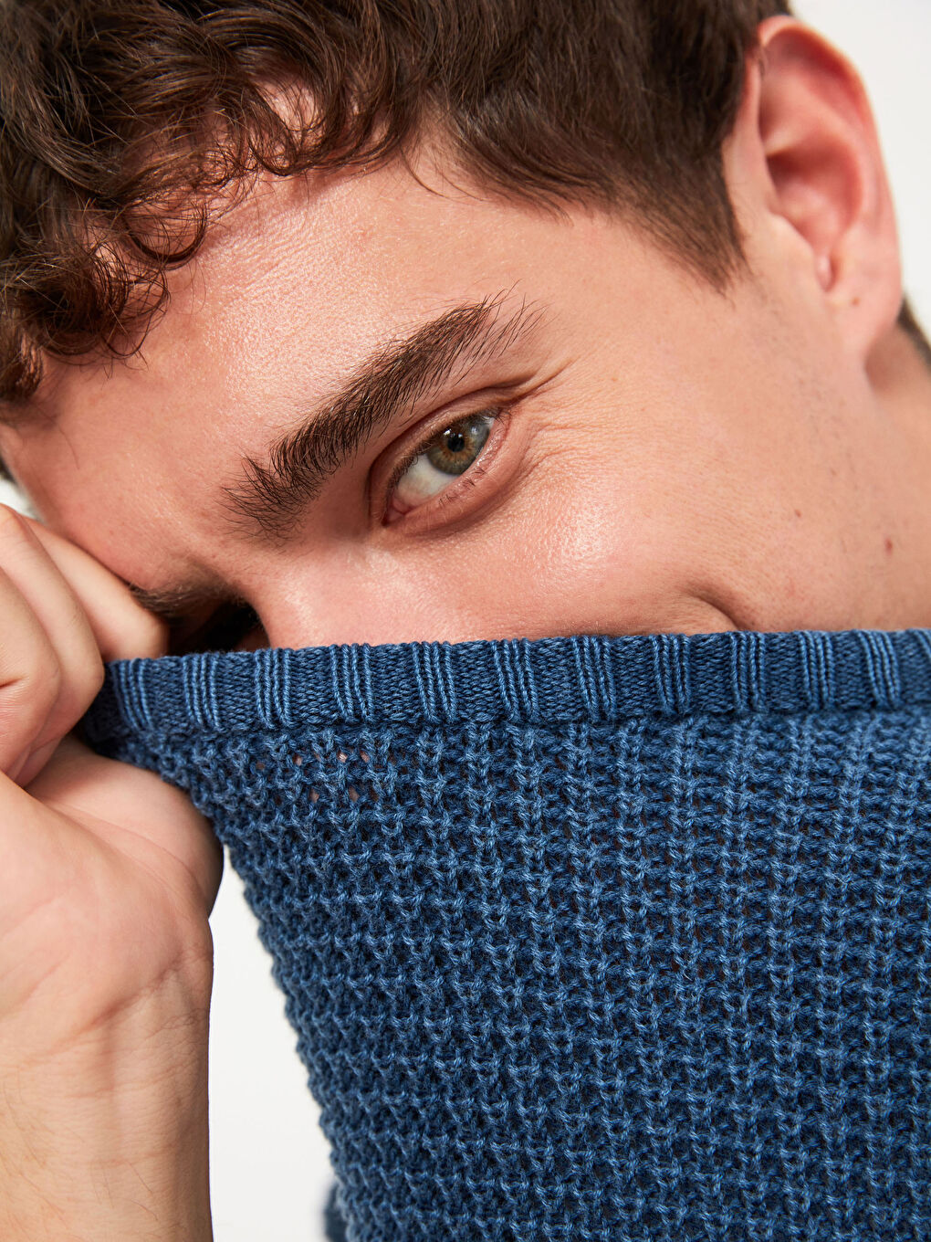 Standard Fit Crew Neck Knit Sweater-3