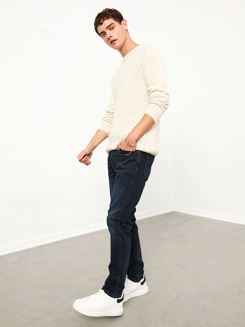 XSIDE Crew Neck Heavy Tricot Jumper -0WCQ64Z8-QBW