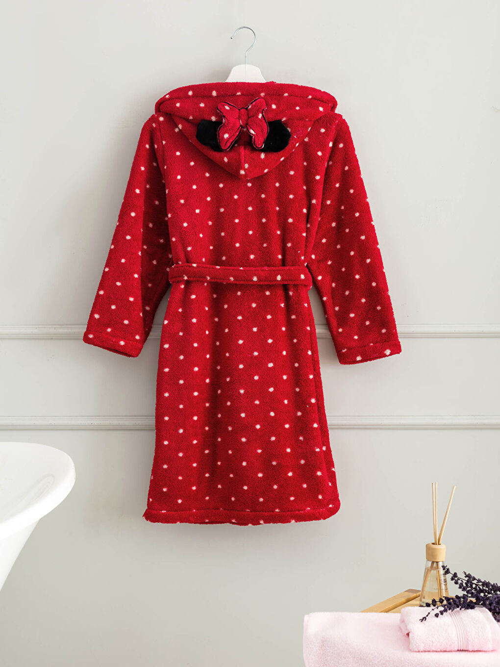 LCW HOME Christmas Themed Girl Minnie Mouse Licensed Dressing Gown -0WCR44Z4-LTQ