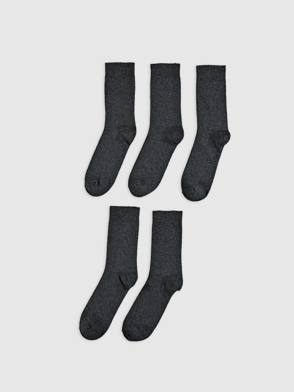 جوارب قطن عضوي للرجال عبوة من 5 قطع-1
