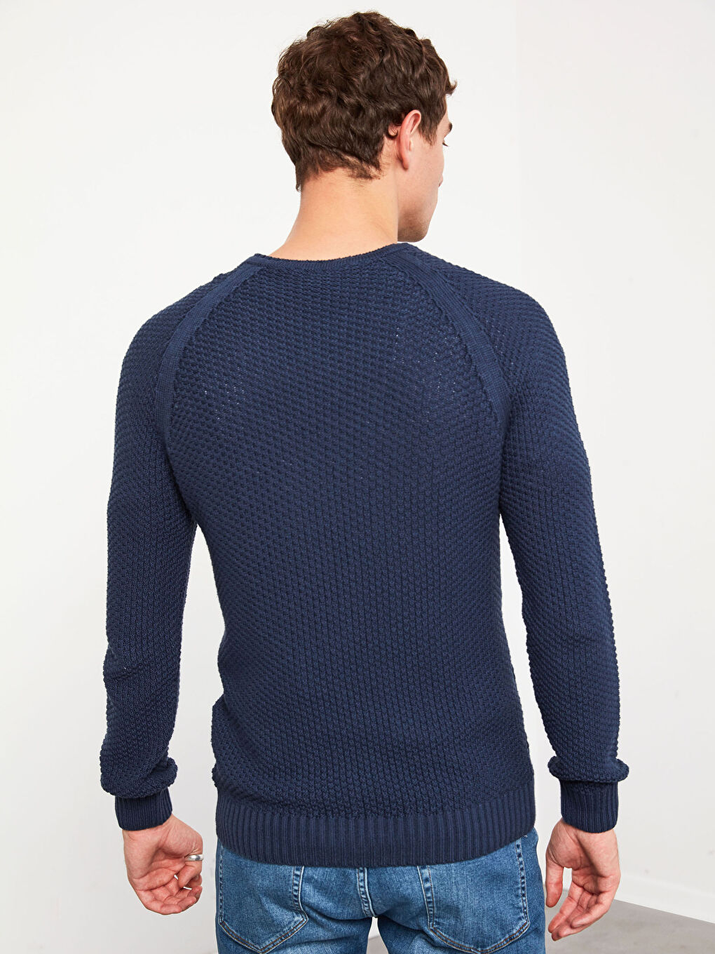 Crew Neck Knitwear Sweater-4