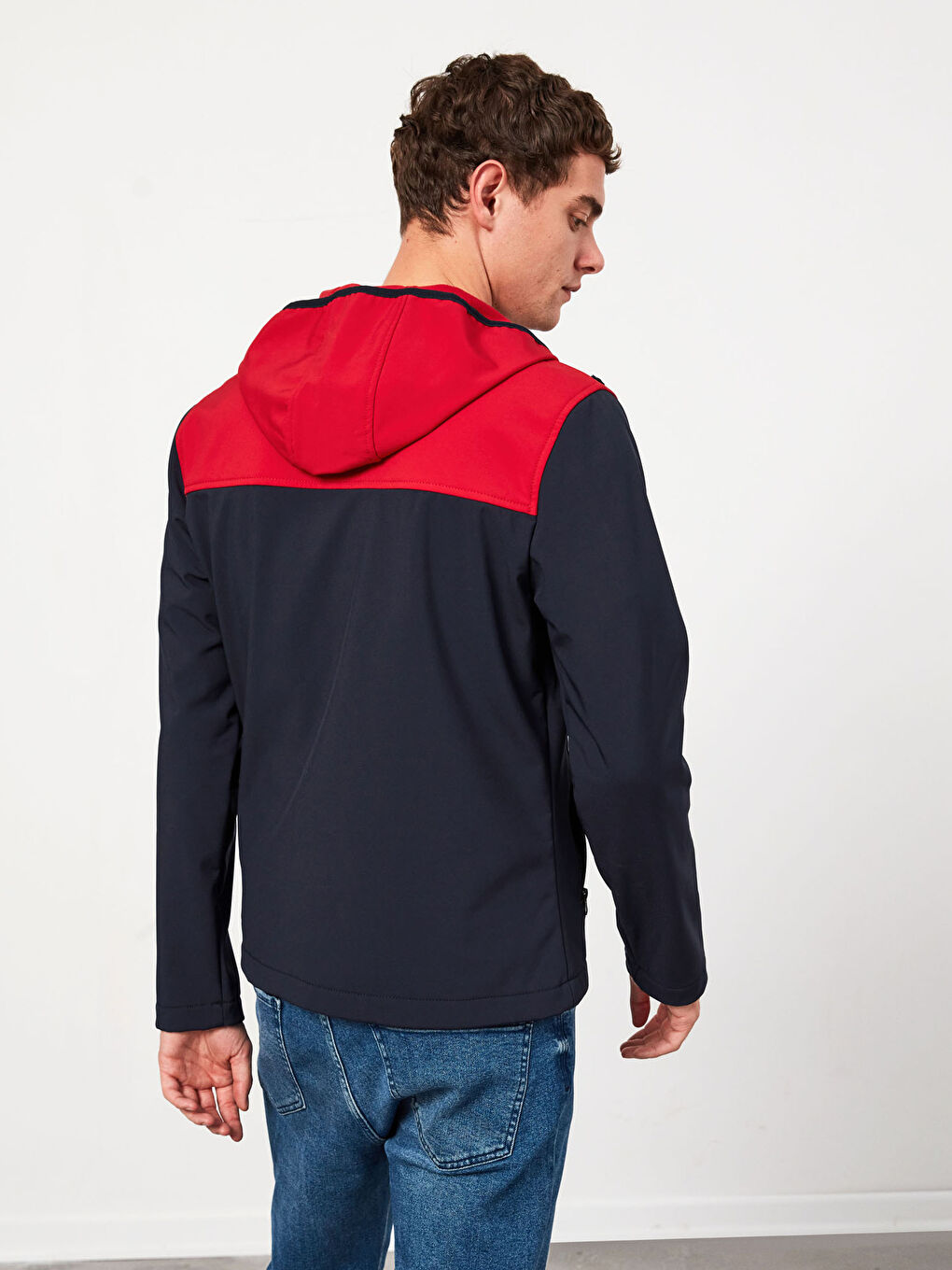 Palton Ușor Scurt cu Glugă-3