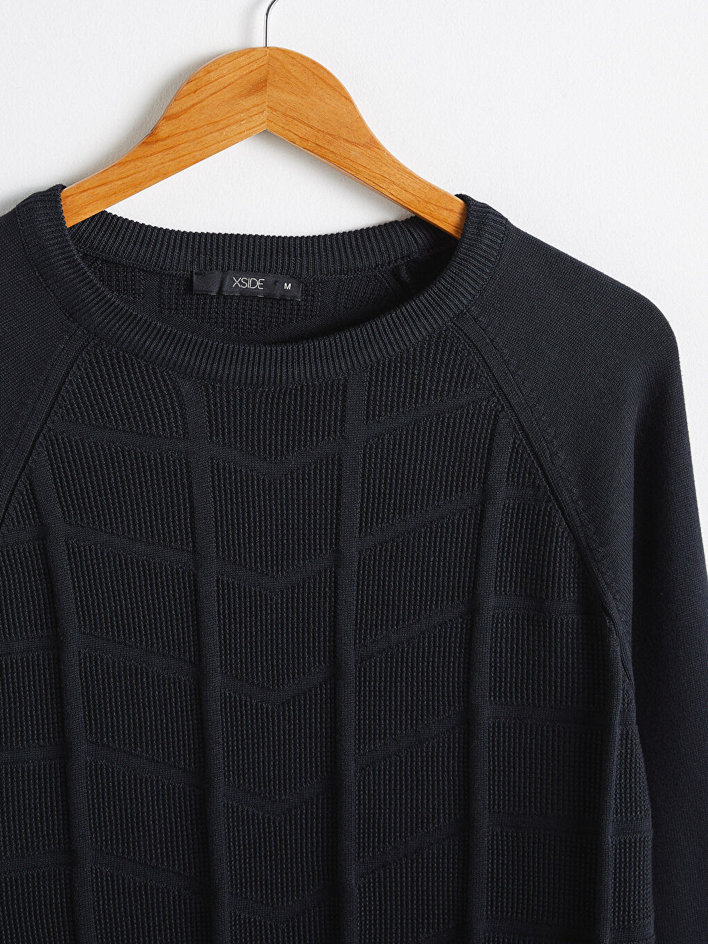 Pulover Tricot Subțire cu Guler Rotund-2