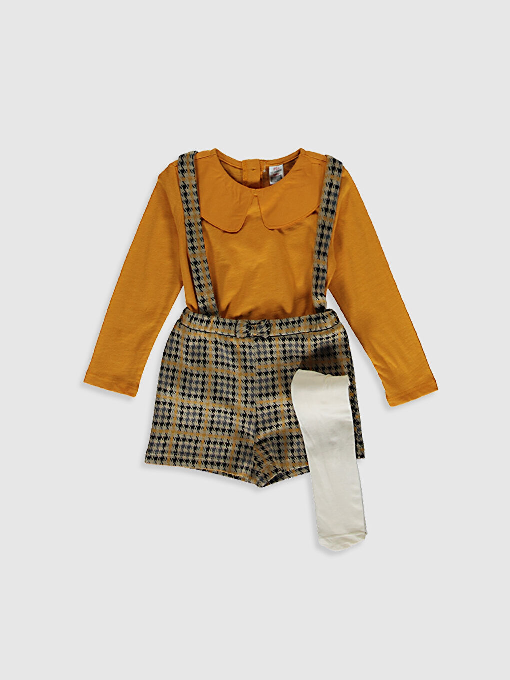 طقم بناتي للأطفال - عبوة من ثلاث قطع