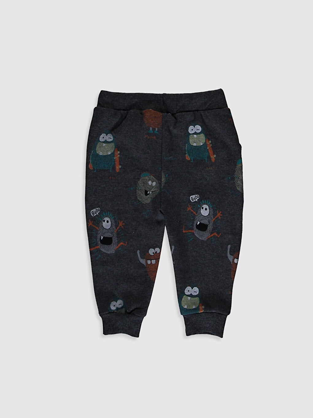 Yeşil Erkek Bebek Baskılı Eşofman Alt-1